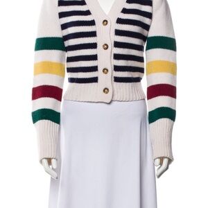 Description
La Ligne Wool Cardigan
Neutrals
Striped
Long Sleeve